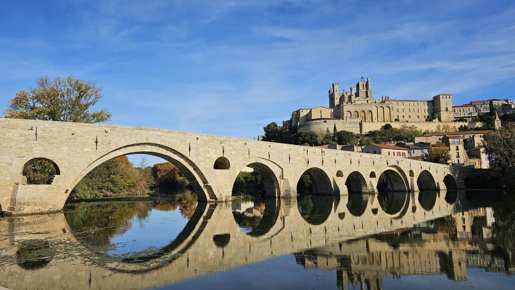 The beautiful city of Beziers in Southern France