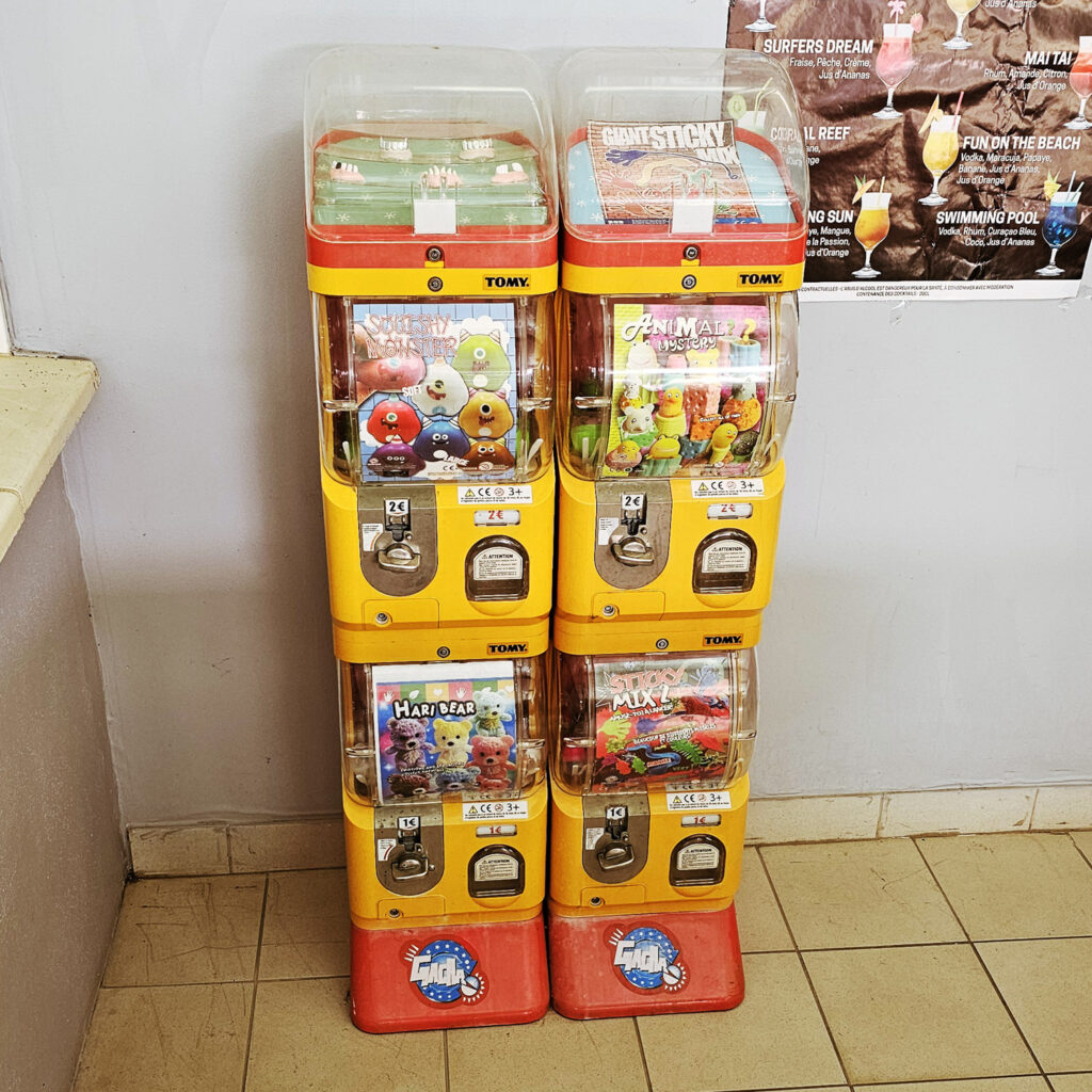 Gumball Machines at O Berges du Canal